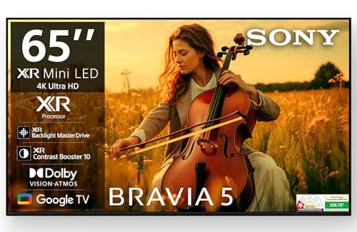 Sony 164 cm (65 inches) BRAVIA 5 Series 4K Ultra HD Smart Mini LED Google TV K-65XR55A