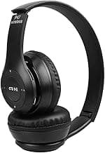 Buddymate P47 Wireless Bluetooth Over the Ear Headphone with Mic (Multicolour)