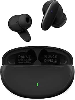 Promate True Wireless Earbuds, in-Ear Bluetooth v5.1 HD Earphones with Mic, IPX5 Water Resistance, 20H Playback Time, Intelligent Touch Controls and S...