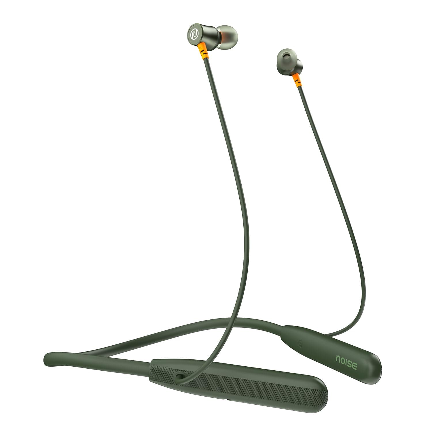 Noise Newly Launched Airwave Bluetooth Neckband with 50H of Playtime, 3 EQ Modes, ENC for Calling, Low Latency(Upto 50ms), 10mm Driver, BT v5.3(Olive ...