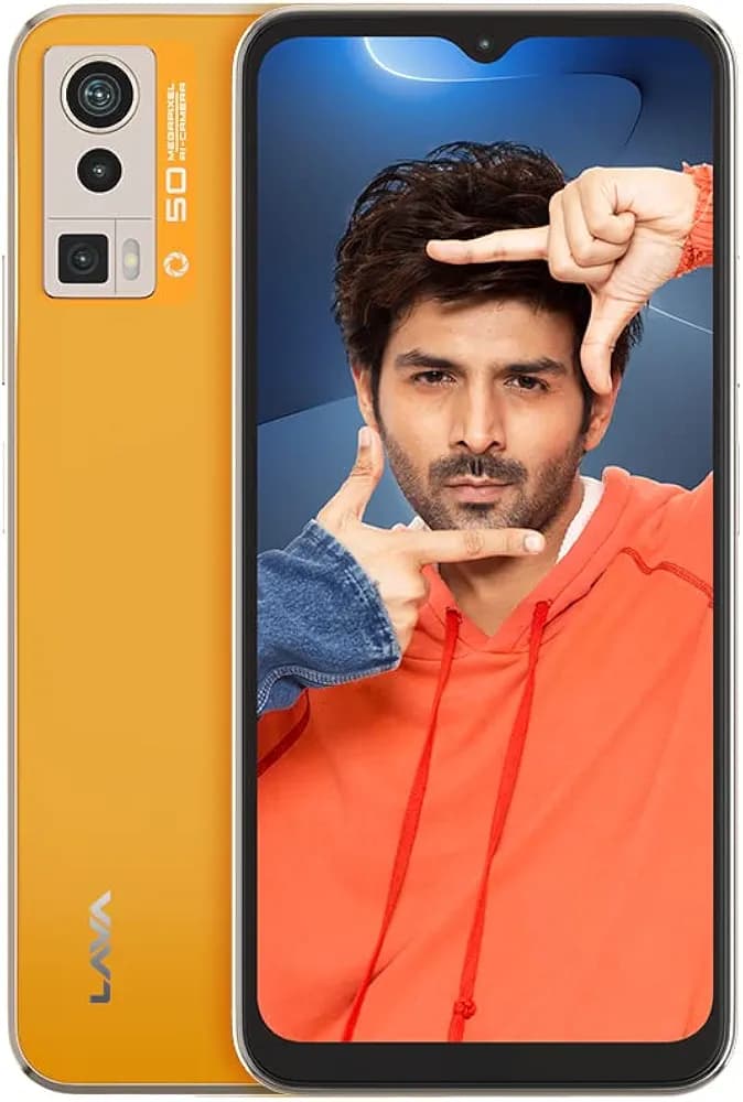 (Renewed) Lava Blaze Pro (Glass Orange, 4GB RAM, 64GB Storage)| 50 MP AI Triple Camera| 2.3 Ghz Octa