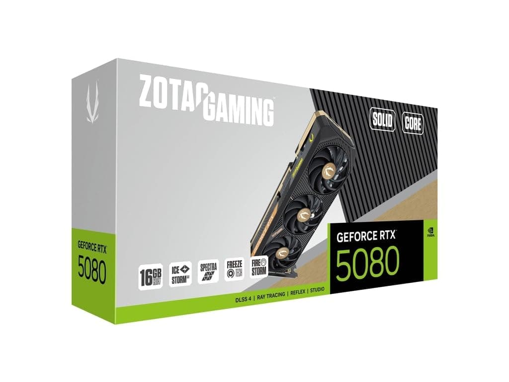 ZOTAC Gaming GeForce RTX 5080 Solid CORE