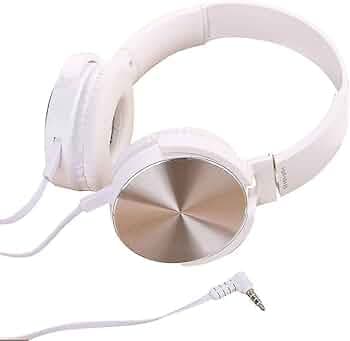 KOPILA Wired Headset Extra Bass On-Ear Headphone with 3.5mm Jack & in-Built Mic for Phone Calls & Tangle Free Cable Compatible with All Mobile Phones ...