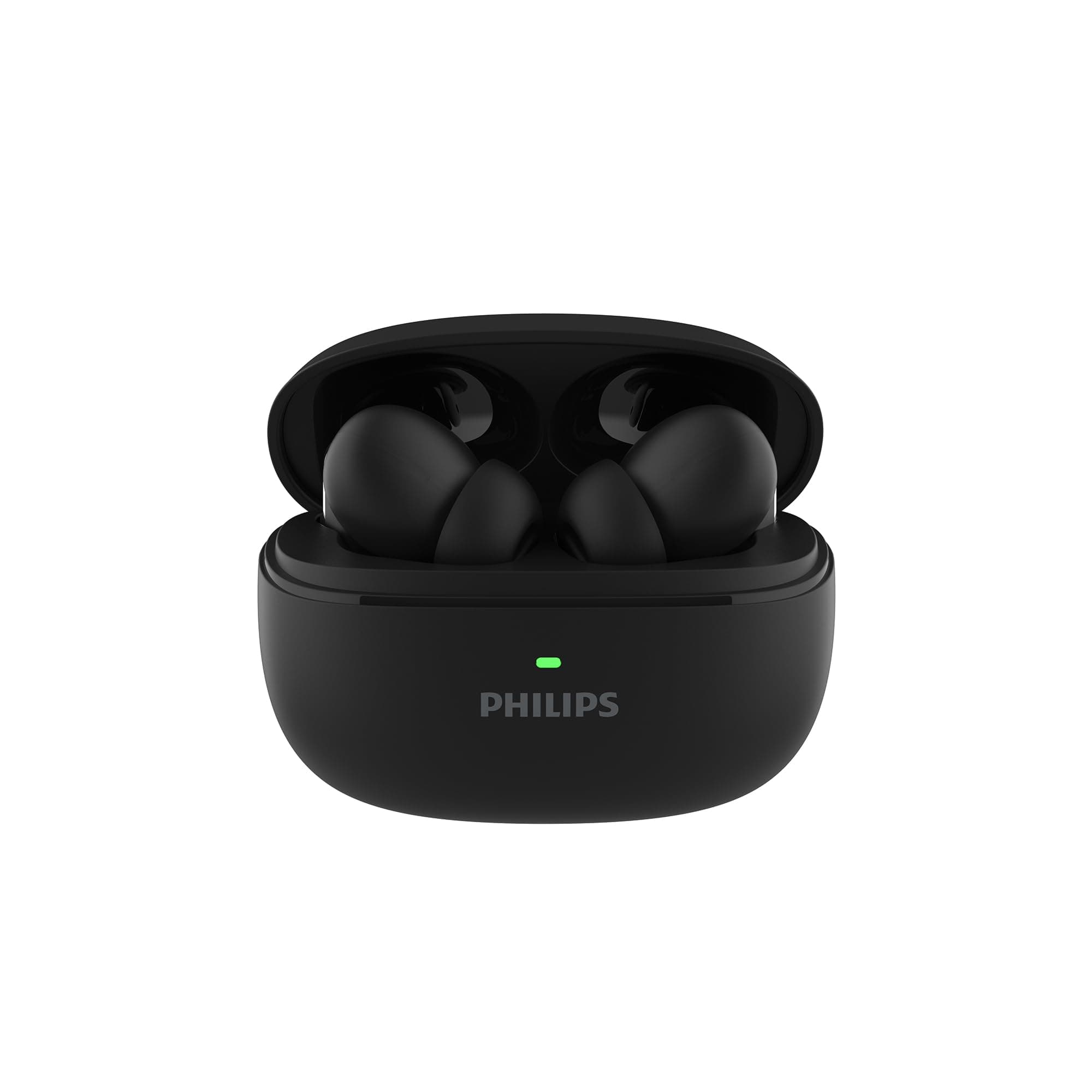 PHILIPS TAT1150BK/94 Premium Wireless Earbuds with ANC, Quad Mic ENC, Up to 55 Hr Playtime,13mm Neodymium Drivers,Multipoint, ergonomically Designed,I...
