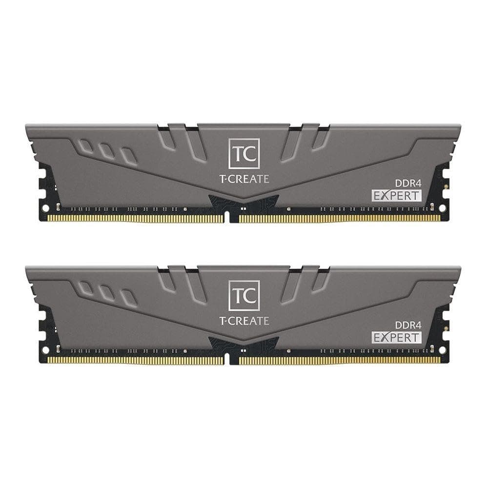 TEAMGROUP T-Create Expert overclocking 10L DDR4 16GB Kit (2 x 8GB) 3600MHz (PC4 28800) CL18 Desktop Memory Module Ram - TTCED416G3600HC18JDC01