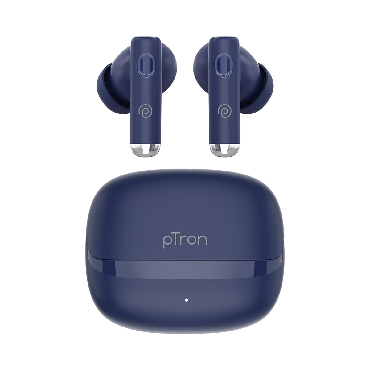 pTron Bassbuds Encore in-Ear TWS Ear Buds w/ 50Hrs Playtime, Custom EQ, Mobile App, 13mm Drivers, Pristine Sound, BTv6.0 Headphones, Touch Control, Vo...