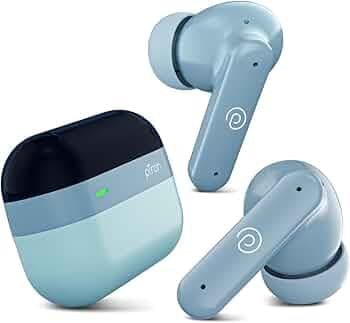 pTron Newly Launched Zenbuds 1 ANC Earbuds, 28dB Active Noise Cancellation TWS, Quad Mic TruTalk ENC Calls, 60Hrs Playtime, 45ms Game/Movie Mode & in-...