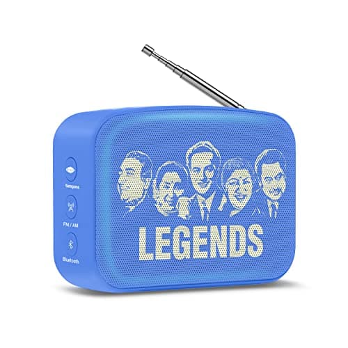 Saregama Carvaan Mini POP Color - Music Player with 401 Pre-Loaded Retro Songs, Bluetooth/FM/AM/AUX, Type-C Charger (Cobalt Blue)