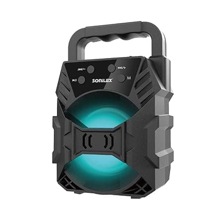 Sonilex BS975FMDL Wireless Bluetooth Speaker 5W with Built-in FM Radio, Aux Input, Portable Speaker with Studio Quality Sound, Party Speaker Powerful