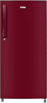 Haier 190 L 2 Star Direct Cool Single Door Refrigerator (2024 Model, HED-202RS-P, Red Steel)