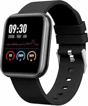 Kroter M1 Bluetooth Mens Smart Watch Touch Screen Phone Smartwatch for Men Fitness Band for Boys, Girls & Kids | Sports Watch for All Smart Phones I Heart Rate and BP Monitor - Y68 Black