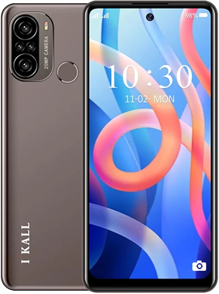 IKALL K425 4G Smartphone with 6.82 Inch HD+ Display (Android 10.0) (Dual SIM, 4GB RAM) (Tarnish)