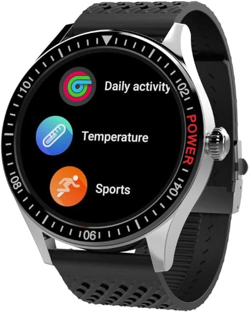 XTOUCH Smart Watch X9 1.3 Super HD Always On Display, Message & Calling Notification, Thermometer/Sleep Monitor, 7-Day Battery Life, Various Spots Mod...