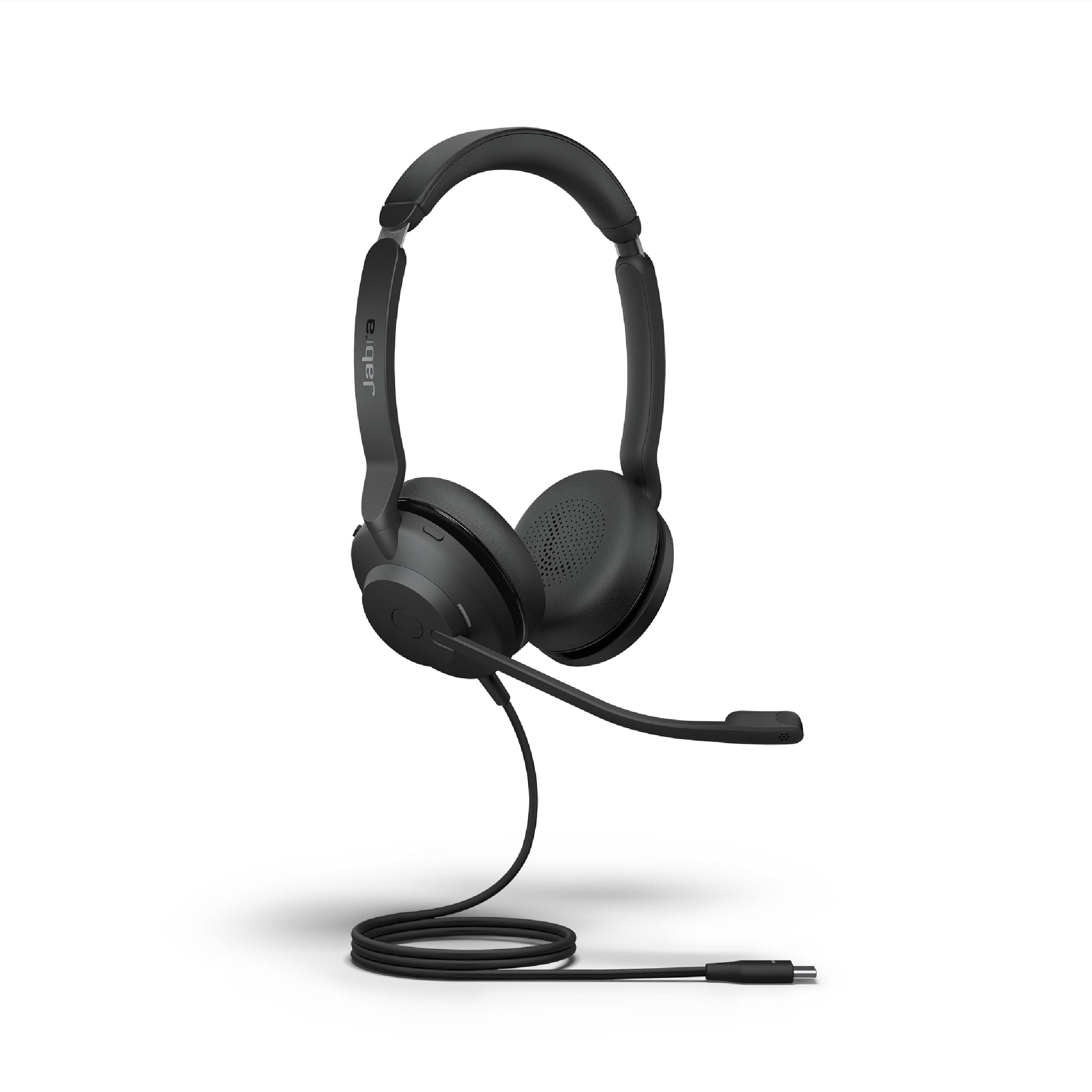 Jabra Evolve2 30 Se On Ear Wired Stereo Noise-Cancelling Headset-Features 2-Mic Call Technology & Usb-C Cable-Works With All Leading Unified Communica...