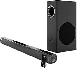 Blaupunkt Germany's SBW100 120W Wired Soundbar with Subwoofer, Bluetooth and HDMI Arc