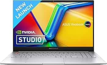 ASUS Vivobook Pro 15 OLED (2023) Creator Laptop, Intel Core i5 13500H 13th Gen/ (16 GB/512 GB SSD/GeForce RTX 4050 6GB/Win11/Cool Silver),K6502VU-MA54...