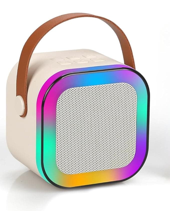 INEFABLE Ultra Bluetooth Speaker with RGB Light Effects, 10Hrs Playtime, TF Card, USB & Aux Supported, High Sound Quality Long Battery Backup Multicolor Only Speaker Pack of -1