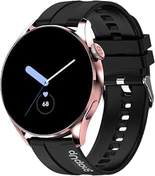 SnapUp Revolve Bluetooth Calling Smartwatch with Snap Sync, 1.32 Prima Round Dial Display, 450 Nits Brightness, Health Tracker, Smart Notifications, C...
