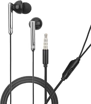 Hitage HB-943 Comfort Series Feel The Music Smaller/Lighter/Listen Better Earphone Wired Headset (Silver, in The Ear)