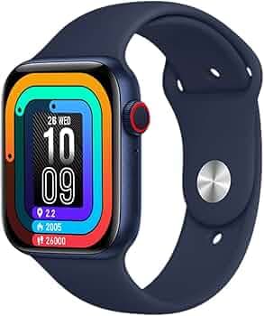 Maxx SX7 Pro Smart Watch - 1.7-Inch Large Screen, Dual Bluetooth 3.0 and 4.0, HRS3300 Heart Rate Sensor, Blood Oxygen Measurement, Adjustable Wristban...