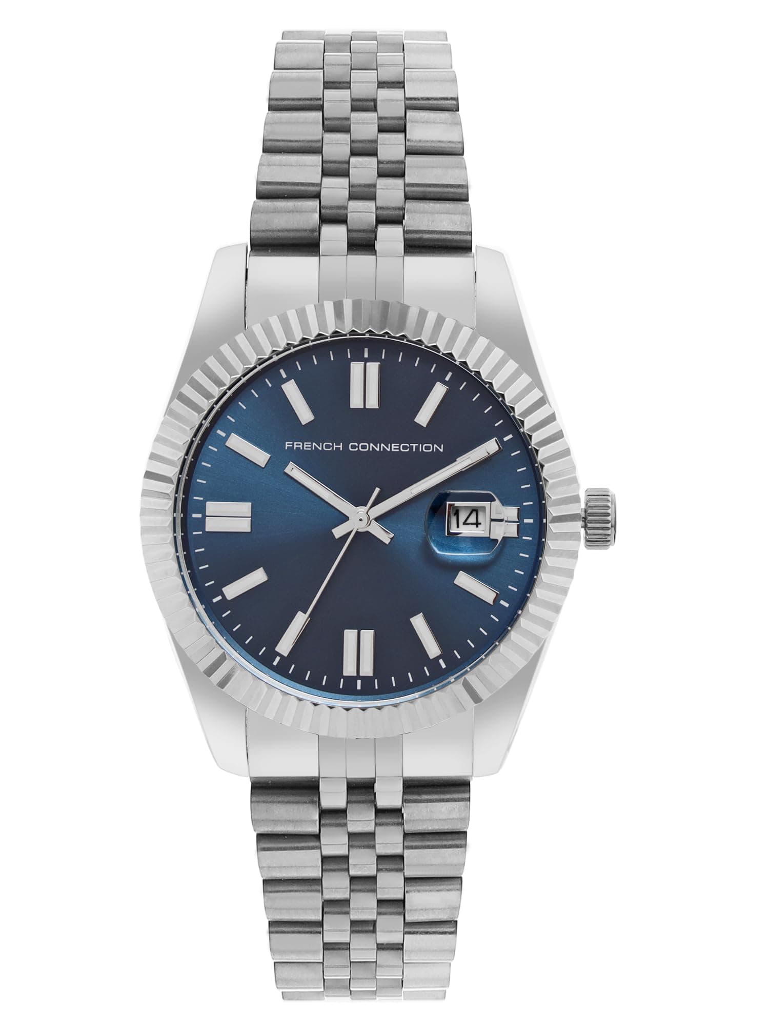 French Connection Spring-Summer 2023 Analog Dark Blue Dial Men's Watch-FCP41UM
