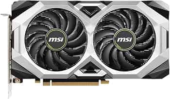MSI GeForce RTX 2060 Ventus GP OC 6GB GDDR6 192-bit PCI Express x16 3.0 Gaming Graphics Card