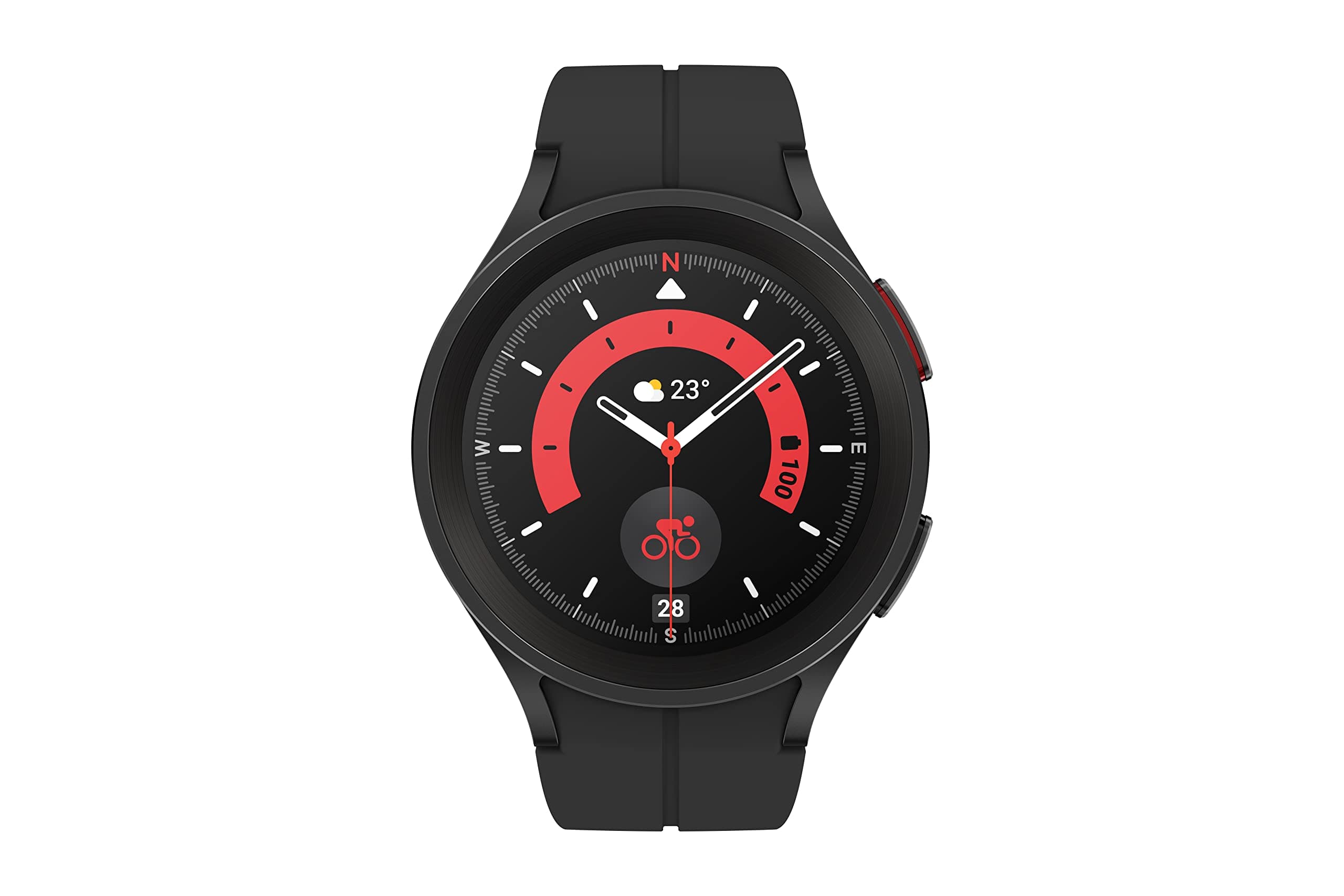 Samsung Galaxy Watch5 Pro LTE (45 mm, Black Titanium, Compatible with Android only)
