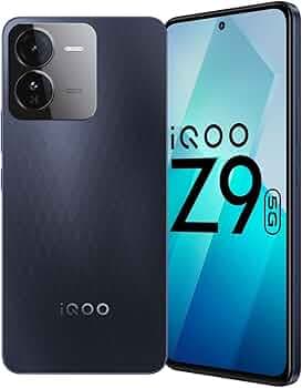 IQOO Z9 5G (Graphene Blue, 8GB RAM, 256GB Storage) | Dimensity 7200 5G Processor | Sony IMX882 OIS Camera | 120Hz AMOLED with 1800 nits Local Peak Bri...