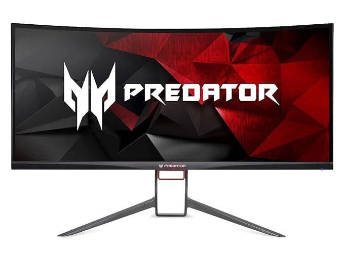 Acer Predator X34 Pbmiphzx 34-inch UltraWide QHD Monitor with NVIDIA G-SYNC Technology (Black) Monitors