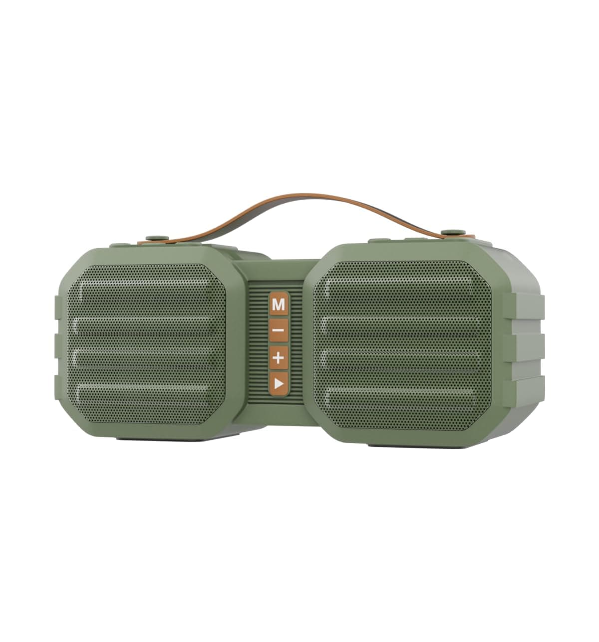 Zebronics Zeb-Sound Feast 50 Wireless Bluetooth 14W Rugged Finish Portable Speaker with Supporting Dual Drivers, Handy Strap,