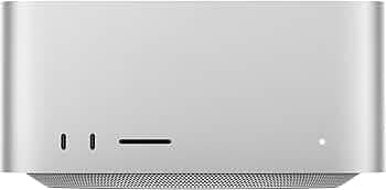 Apple 2022 Mac Studio M1 Max chip with 10‑core CPU and 24‑core GPU, 32GB RAM, 512GB SSD - Silver