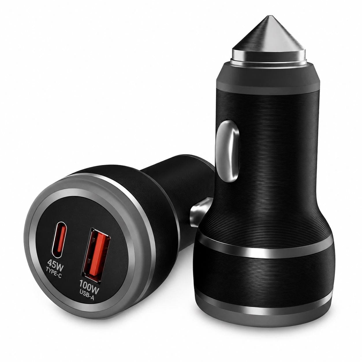 AILKIN 145W Fast Charging Car Charger,Dual Output 100W QC + 45W PD Type C Car Adapter,Quick Car Charging Compatible with All Cars for iPhone & Android...