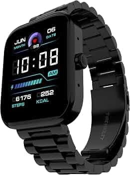 (Refurbished) Fire-Boltt Encore Stainless Steel Smart Watch with 1.83 Full Touch Screen Display, 240 * 284 PPI, Bluetooth Calling, 10-Days Battery Lif...