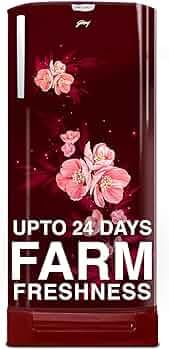 Godrej 180 L 5 Star Turbo Cooling Technology, 24 Days Farm Freshness Direct Cool Single Door Refrigerator With Base Drawer (2024 Model, RD EDGENEO 207...