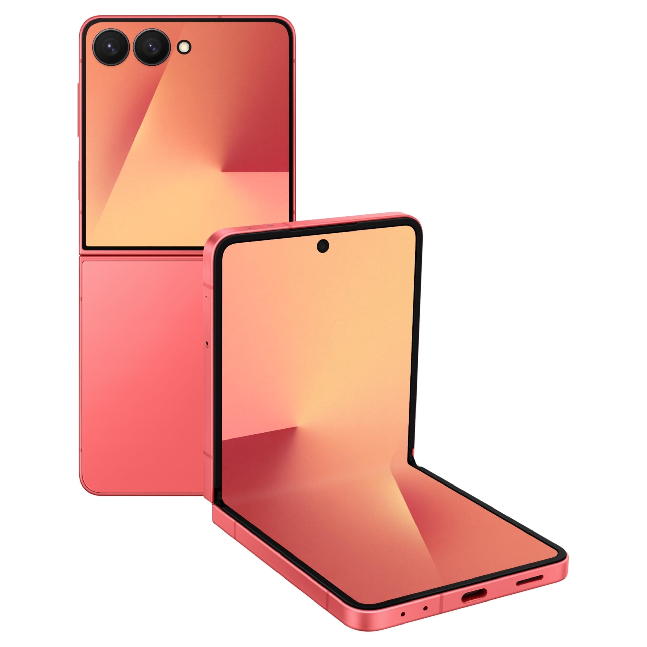 Samsung Galaxy Z Flip7 5G Smartphone with Galaxy AI (Coralred, 12GB RAM, 512GB Storage), Ultra Sleek Design with 50MP High-Resolution Camera, Exynos 2...