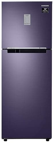 Samsung 253L 2 Star Inverter Frost Free Double Door Refrigerator (RT28T3782UT/HL, Pebble Blue, Convertible) Refrigerators