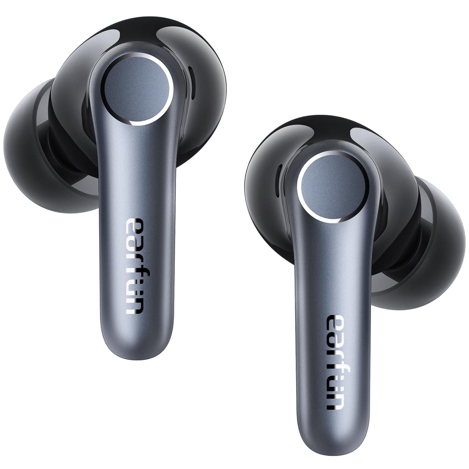 EarFun Air Pro 4 Hybrid Adaptive Noise Canceling Wireless Earbuds Bluetooth, 2024 VGP Goal Award, Qualcomm Snapdragon Sound, aptX Lossless, 6 Mics AI ...