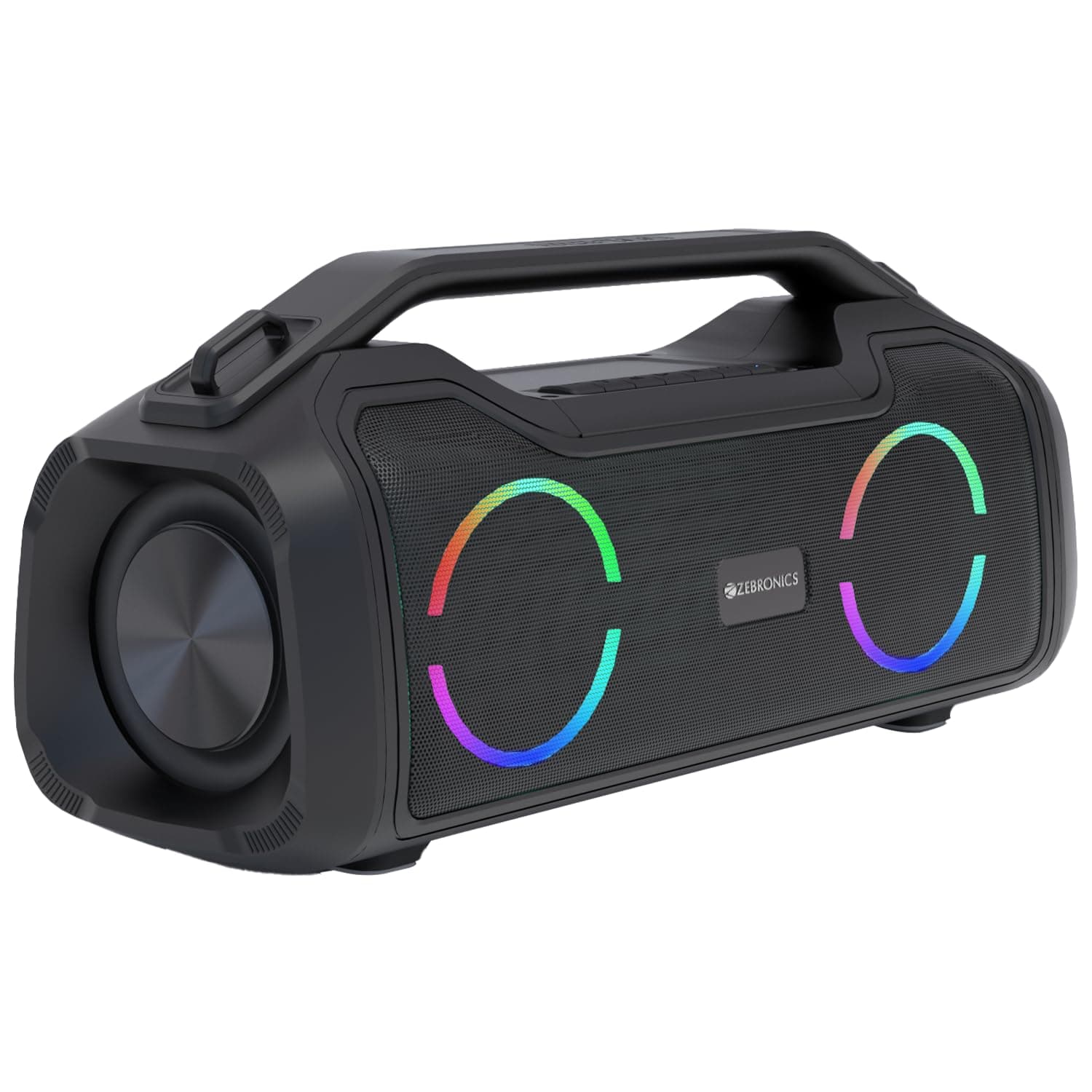 Zebronics Zeb-Sound Feast 500 Bluetooth 5.0 Portable Speaker with 70W, 9H* Backup, TWS, IPX5 Waterproof, Call Function, RGB L