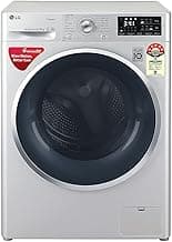 LG 8 KG Fully Automatic Front Load Washing Machine and Dryer (Silver,FHT1408ZNL)