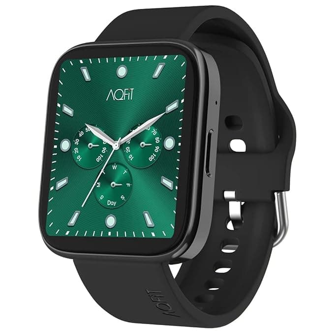 AQFIT W9 Quad Bluetooth Calling Smartwatch For Men and Women| 1.69" Full Touch Screen HD Display with Voice Assistant |SpO2 , Heart Rate Monitoring |