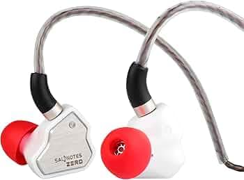 Linsoul 7Hz Salnotes Zero HiFi 10mm Dynamic Driver in-Ear Earphone IEM with Metal Composite Diaphragm Stainless Steel Faceplate Detachable 2Pin OFC Ca...