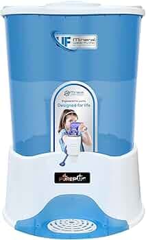 PUREPLUS 20 L Gravity Water Purifier UF Technology Based Non-Electric & Chemical Free & Counter Top Water Purifier Gravity-Ro Water Filter System High...