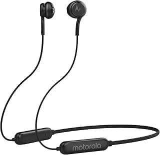 Motorola Lifestyle Ververap 105 Wireless Bluetooth in Ear Neckband Headphone with Mic (Black)