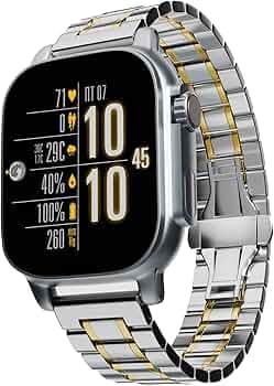 Vibez by Lifelong New Launch Smart Watch for Men -60 Day Battery 950mAH -2.02 Ultra HD Display & 900 NITS Men's Smartwatch -Stainless Steel Dial & BT ...