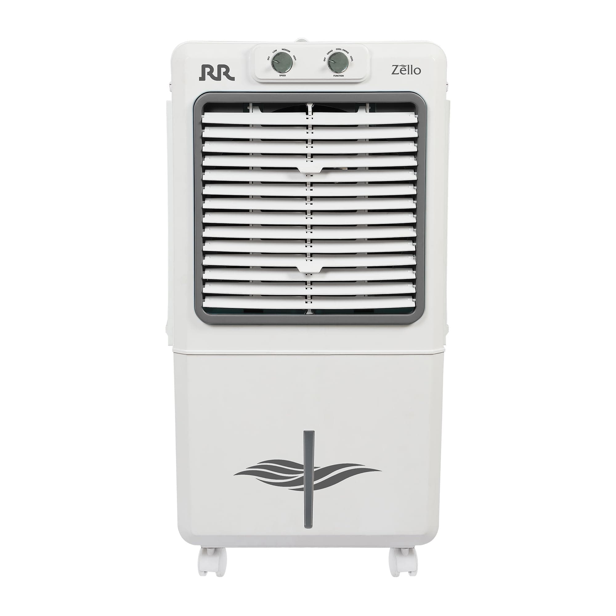 RR Zello 25 Personal Air Cooler | Cooler with High Air Delivery, Honeycomb Pads, Castor Wheels | Personal Room Cooler with Inverter Compatibility| 1 y...