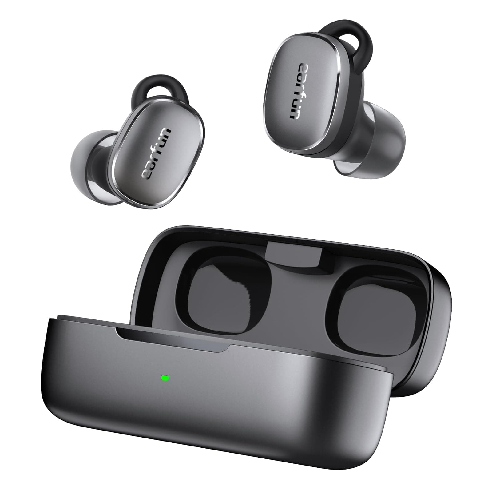 EarFun Free Pro 3 Noise Cancellation Earbuds, Snapdragon Sound, Qualcomm aptXAdaptive, 6 Mics ENC, Cozy Fit TWS Earbuds Bluetooth Wireless, Multipoint...