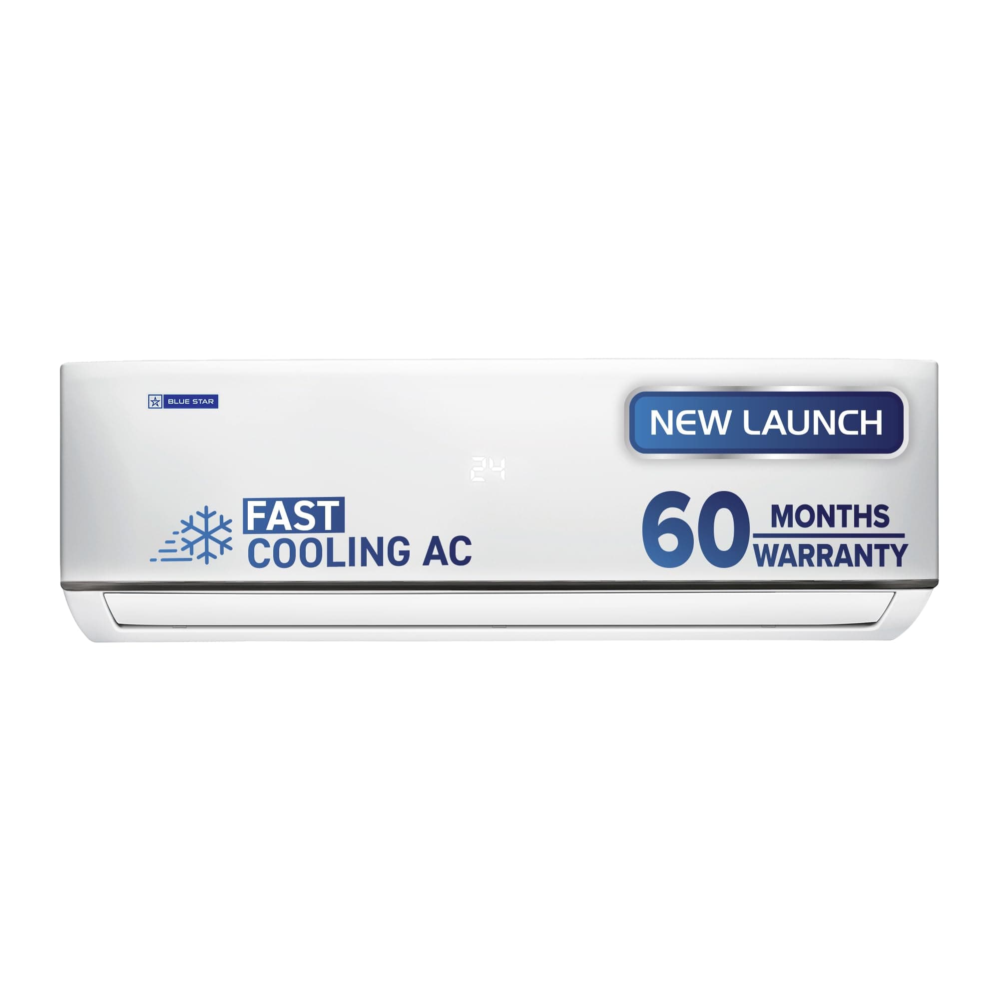 Blue Star 2 Ton 3 Star, New Star Rated, Inverter Split AC (Copper,4-Way Swing, DigiQ Hepta Sensor, Blue Fins,Turbo Cool, Self Clean Technology (IA322D...