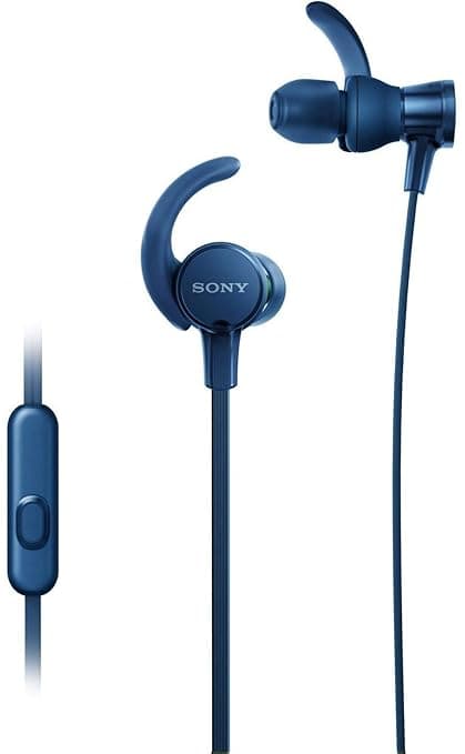 Sony MDR-XB510AS Wired in Ear Headphone with Mic (Blue) In-Ear