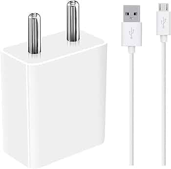 Charger for Xiaomi Redmi A1 Plus Charger Original Adapter Like Wall Charger | Mobile Fast Charger | Android USB Charger with 1 Meter Micro USB Chargin...