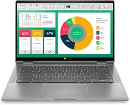 HP Chromebook x360 10th Gen Intel Core i3 14" (35.56cms) Laptop (i3-10110U/4GB/64GB SSD/Chrome OS/Integrated Graphics, Mineral Silver), 14c-ca0004TU
